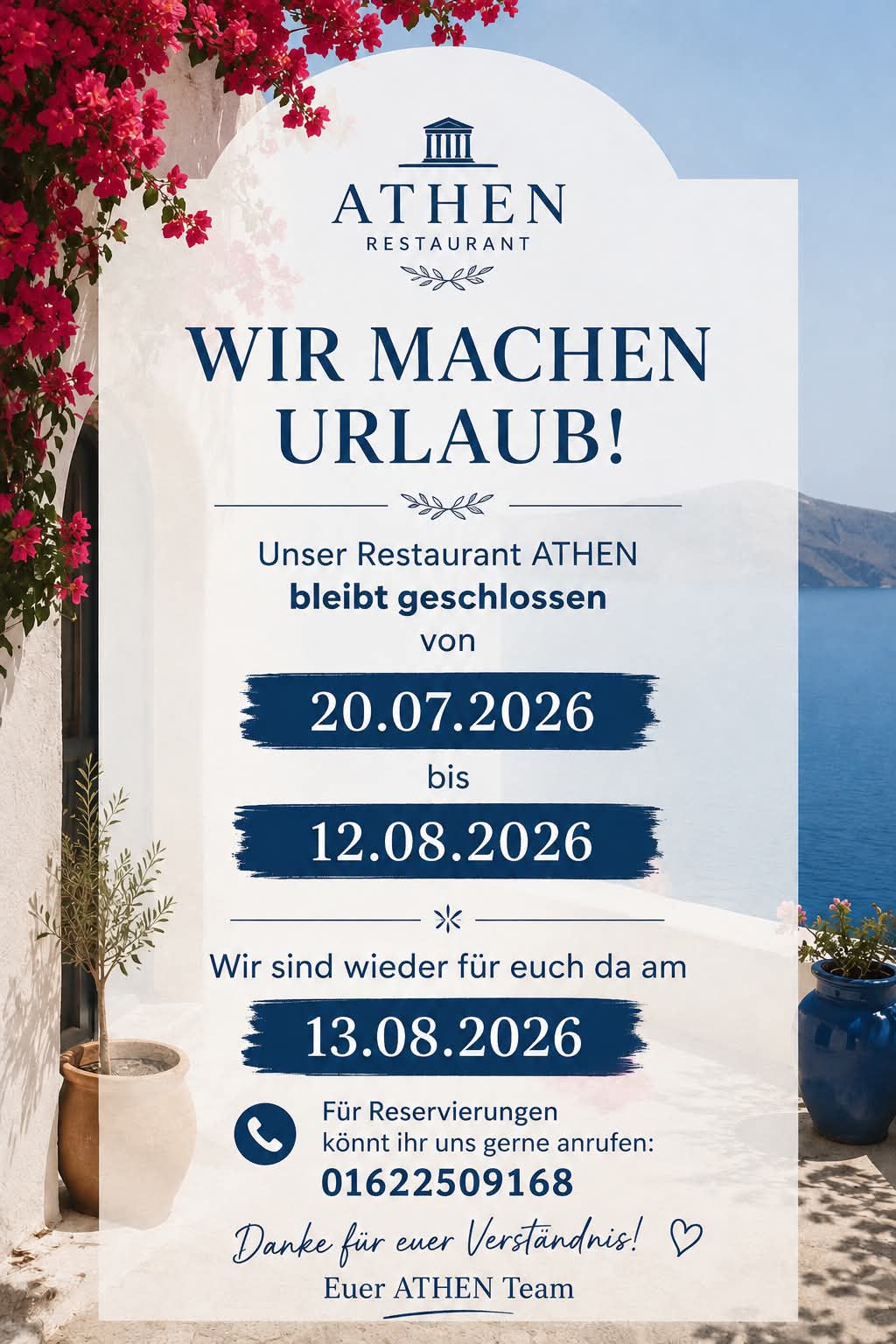 Aktuelle Information – Restaurant